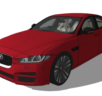 超精细汽车模型 捷豹 Jaguar XE